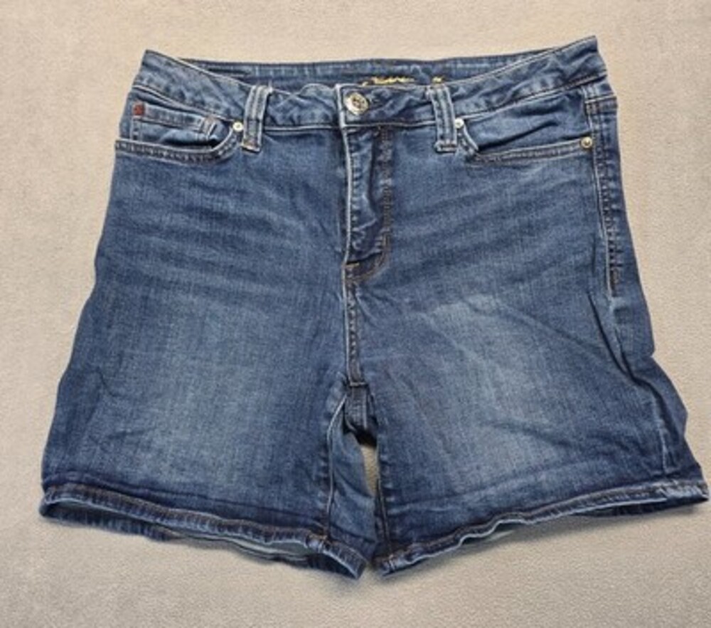 Seven7 JEANS , Seven Blue Women JEAN SHORTS EVERYDAY WEAR RELAXED Size 10